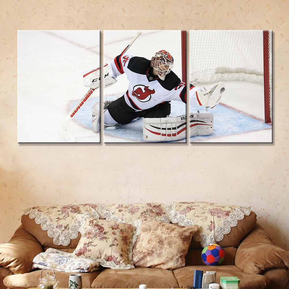 Ice Hockey Team Wall Art - IH5019 - New Jersey Devils - Cory Schneider - Ice Hockey Team Poster - Ice Hockey Team Canvas