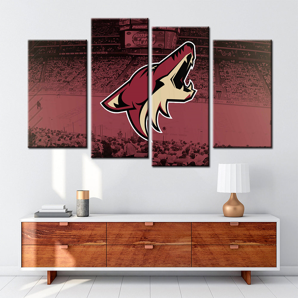 Ice Hockey Team Wall Art - IH5010 - Arizona Coyotes - Ice Hockey Team Poster - Ice Hockey Team Canvas