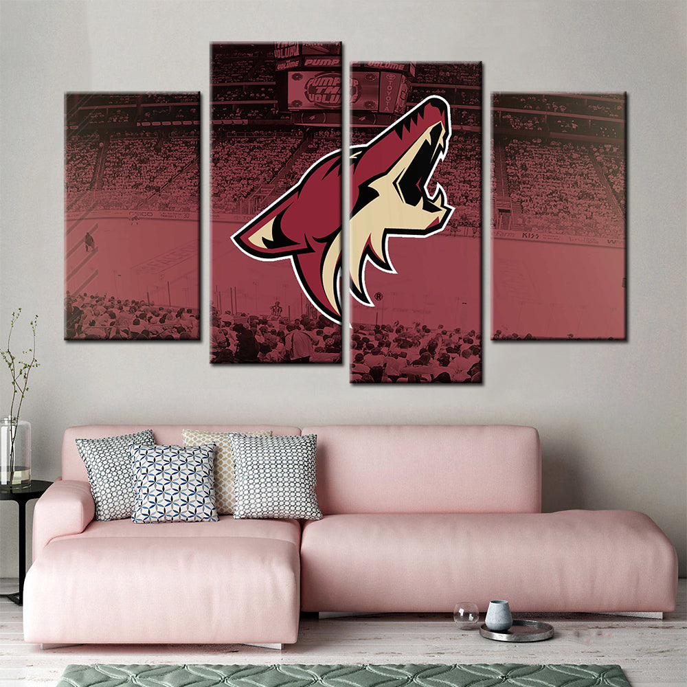 Ice Hockey Team Wall Art - IH5010 - Arizona Coyotes - Ice Hockey Team Poster - Ice Hockey Team Canvas