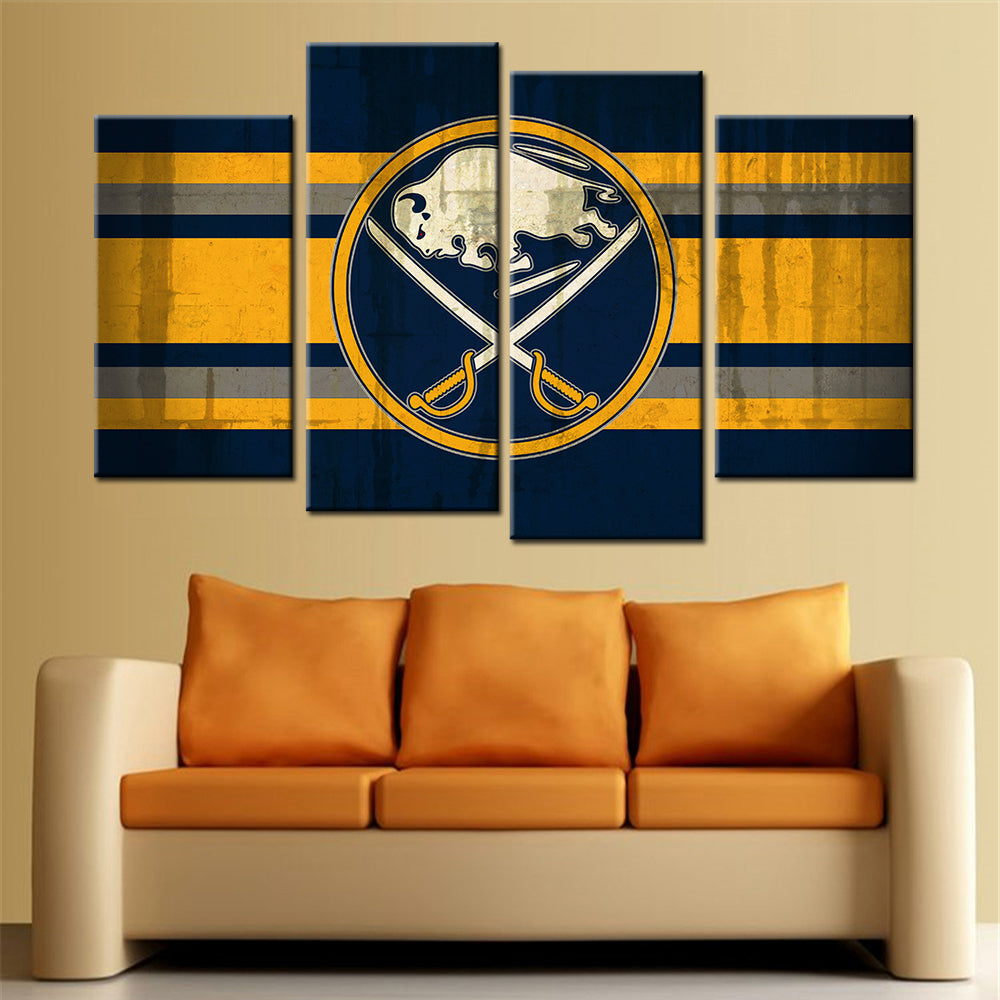 Ice Hockey Team Wall Art - IH5011 - Buffalo Sabres - Ice Hockey Team Poster - Ice Hockey Team Canvas