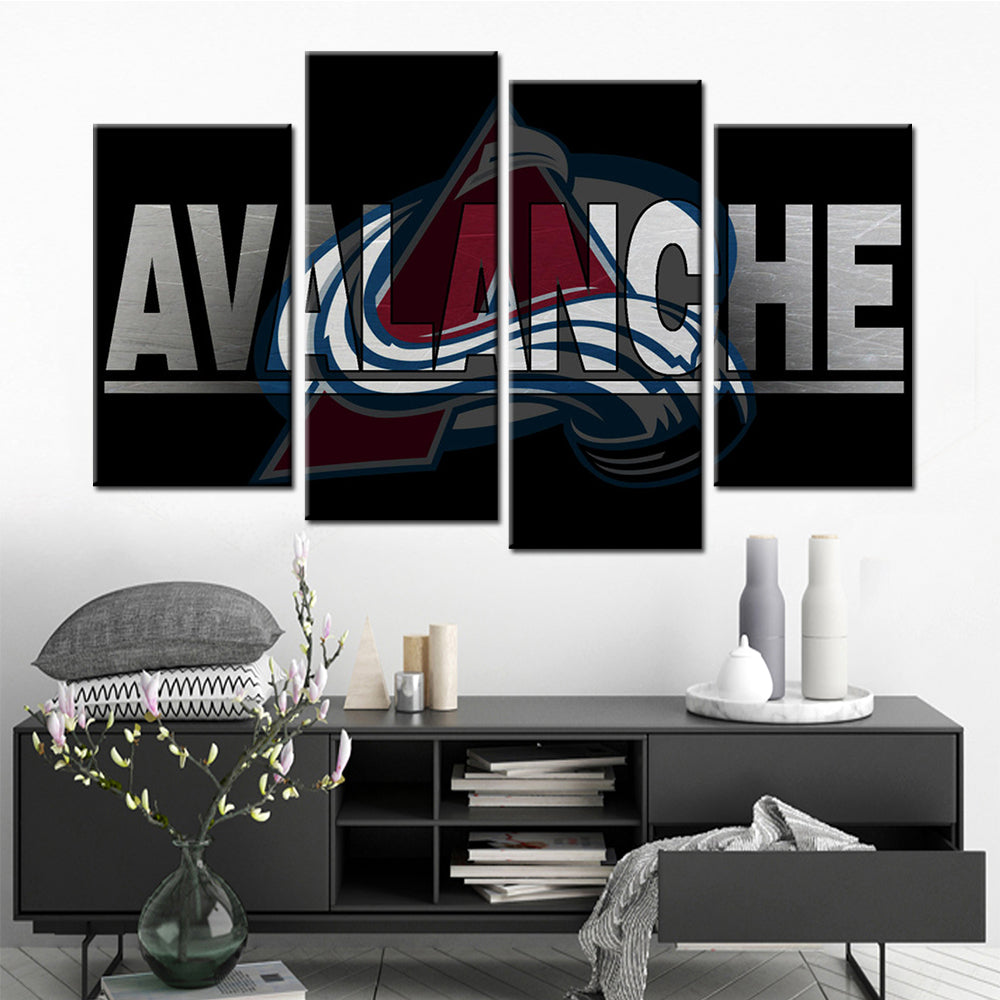 Ice Hockey Team Wall Art - IH5013 - Colorado Avalanche - Ice Hockey Team Poster - Ice Hockey Team Canvas