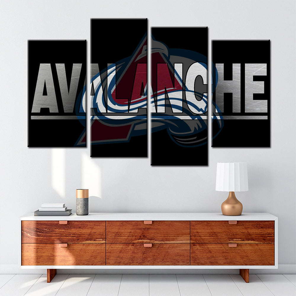 Ice Hockey Team Wall Art - IH5013 - Colorado Avalanche - Ice Hockey Team Poster - Ice Hockey Team Canvas