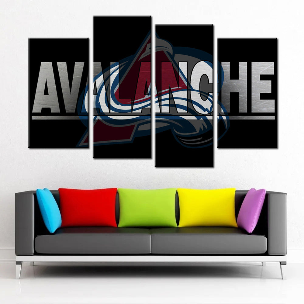 Ice Hockey Team Wall Art - IH5013 - Colorado Avalanche - Ice Hockey Team Poster - Ice Hockey Team Canvas