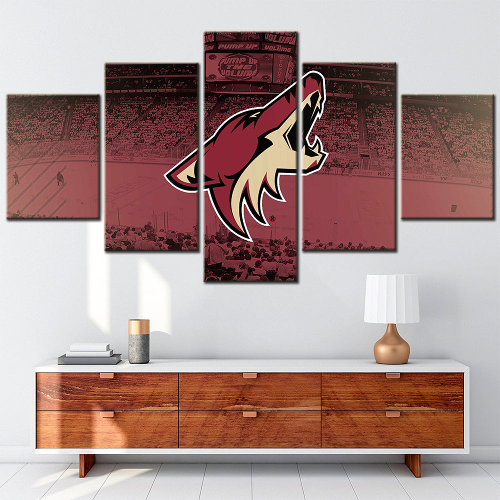 Ice Hockey Team Wall Art - IH5010 - Arizona Coyotes - Ice Hockey Team Poster - Ice Hockey Team Canvas