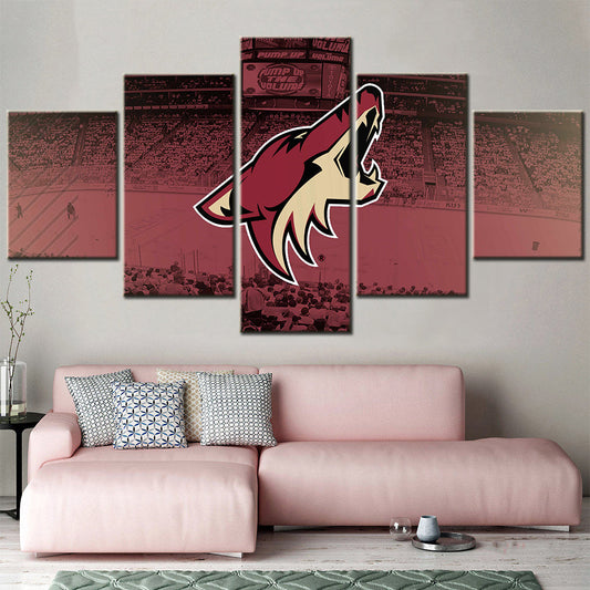 Ice Hockey Team Wall Art - IH5010 - Arizona Coyotes - Ice Hockey Team Poster - Ice Hockey Team Canvas
