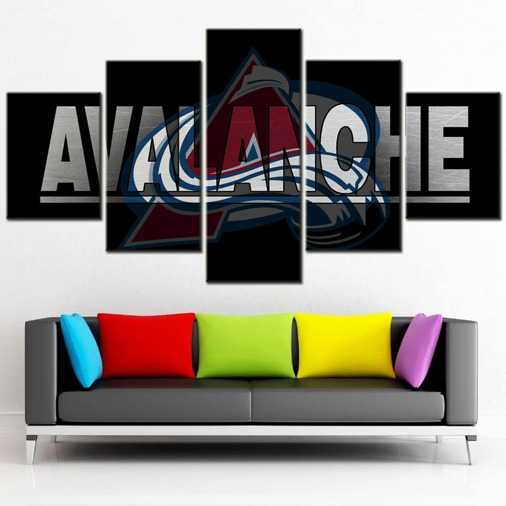 Ice Hockey Team Wall Art - IH5013 - Colorado Avalanche - Ice Hockey Team Poster - Ice Hockey Team Canvas