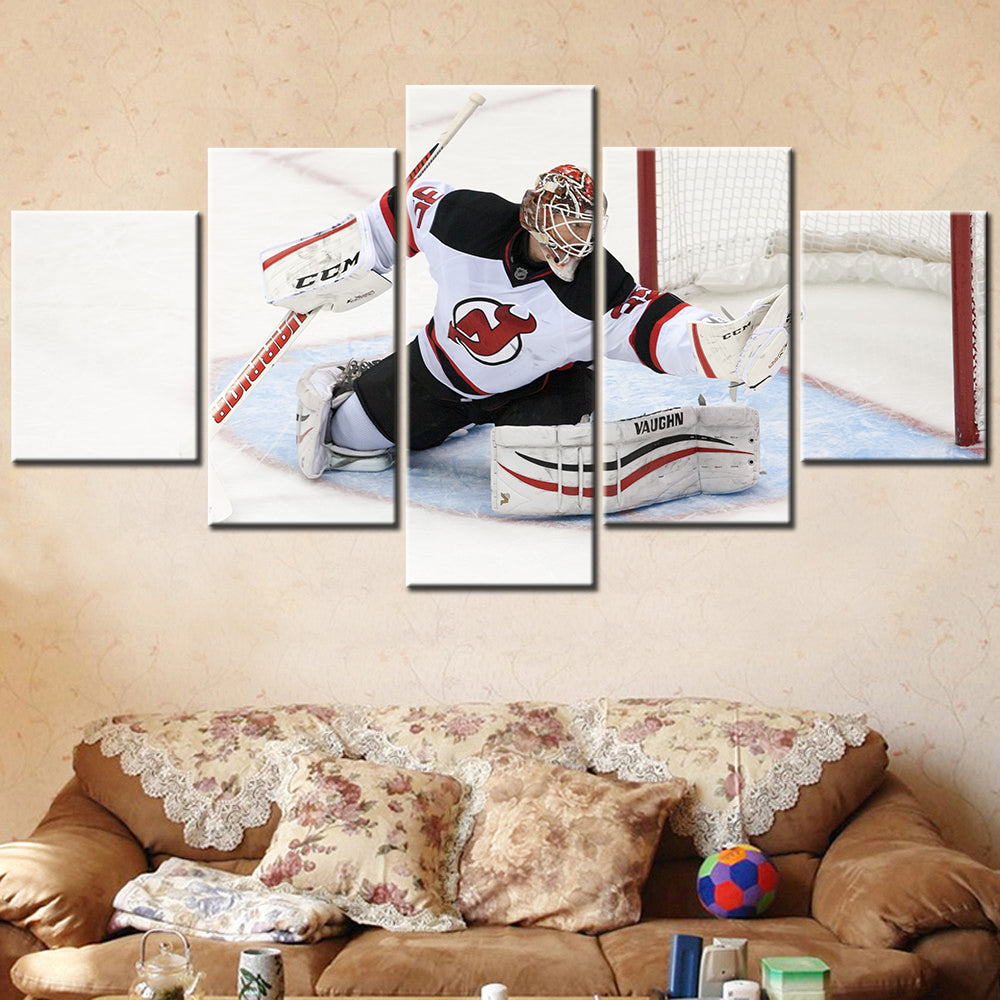 Ice Hockey Team Wall Art - IH5019 - New Jersey Devils - Cory Schneider - Ice Hockey Team Poster - Ice Hockey Team Canvas
