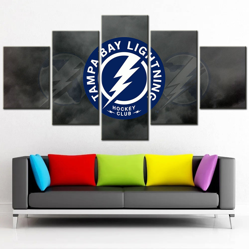 Ice Hockey Team Wall Art - IH5023 - Tampa Bay Lightning - Ice Hockey Team Poster - Ice Hockey Team Canvas