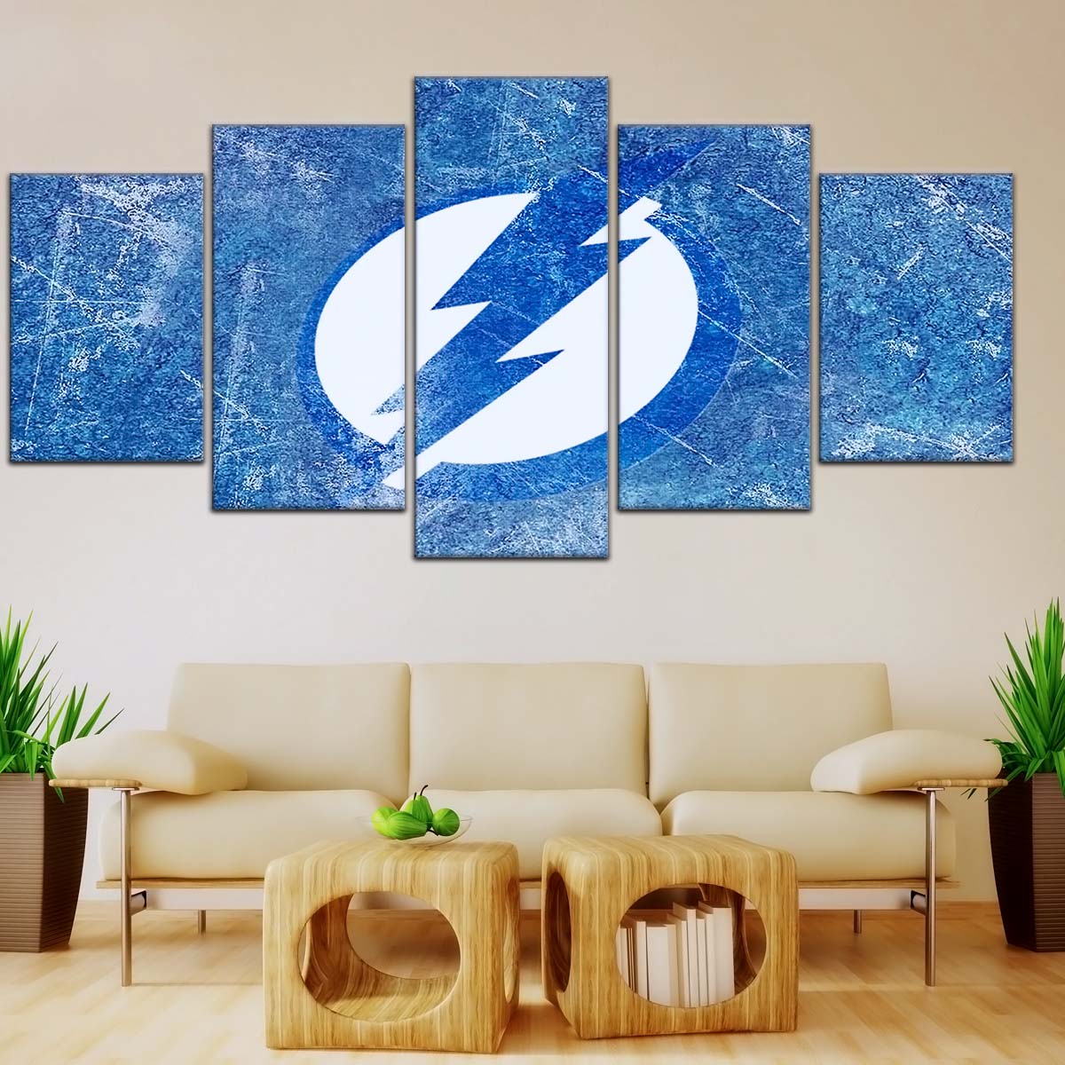 Ice Hockey Team Wall Art - IH5026 - Tampa Bay Lightning - Ice Hockey Team Poster - Ice Hockey Team Canvas