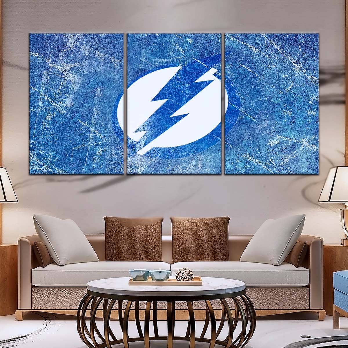 Ice Hockey Team Wall Art - IH5026 - Tampa Bay Lightning - Ice Hockey Team Poster - Ice Hockey Team Canvas