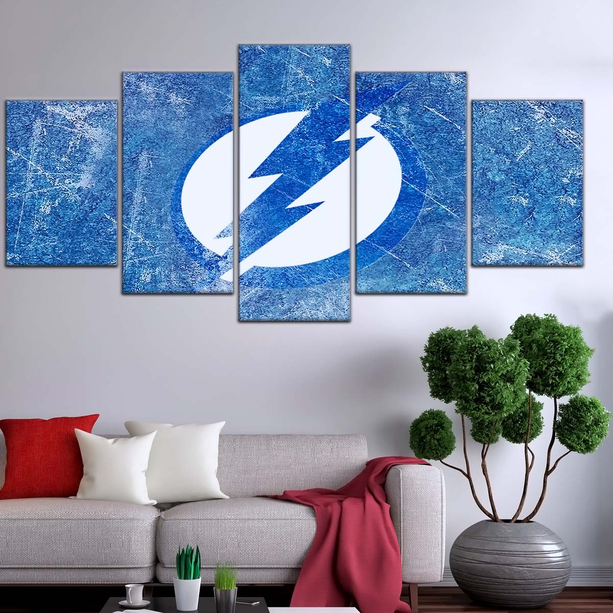 Ice Hockey Team Wall Art - IH5026 - Tampa Bay Lightning - Ice Hockey Team Poster - Ice Hockey Team Canvas
