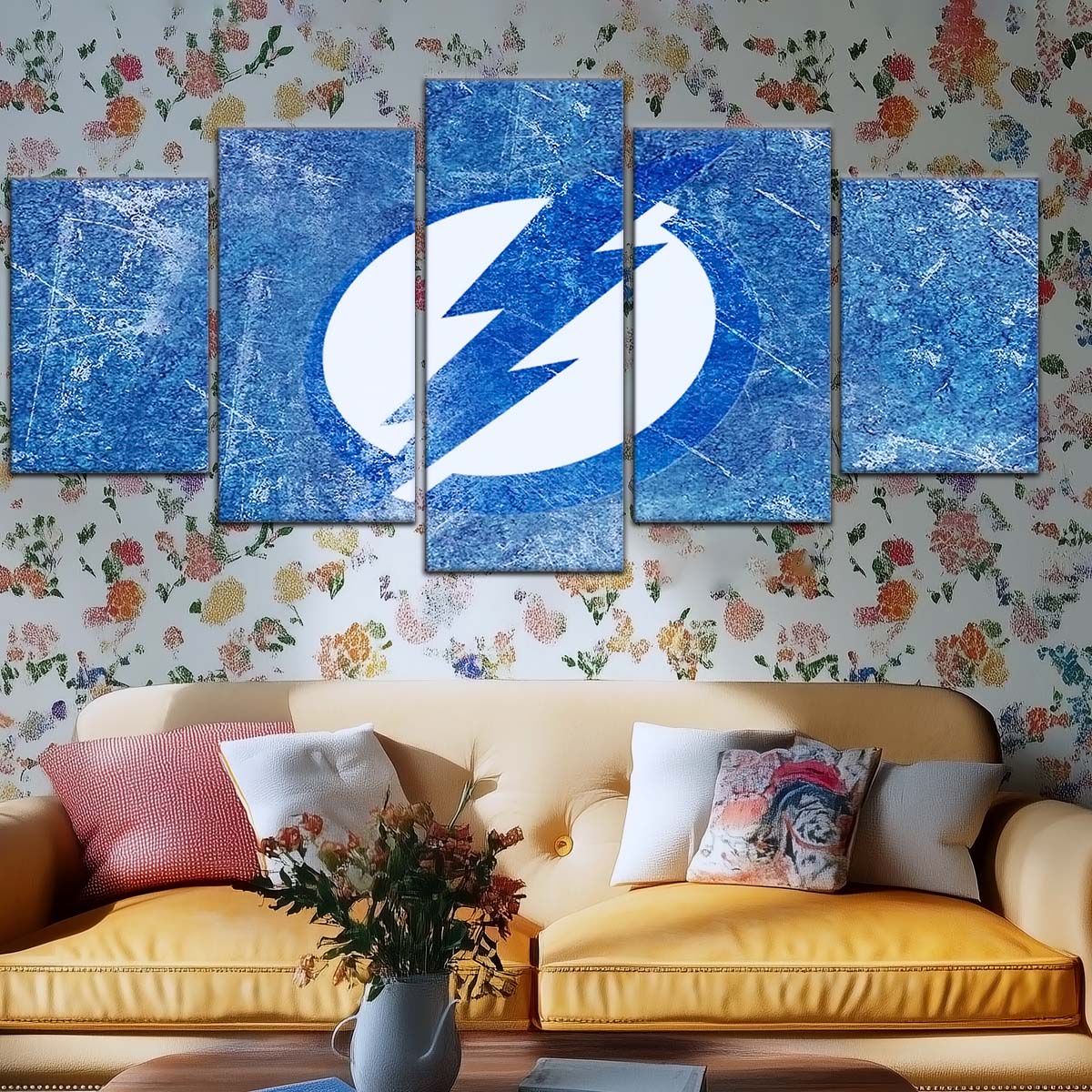 Ice Hockey Team Wall Art - IH5026 - Tampa Bay Lightning - Ice Hockey Team Poster - Ice Hockey Team Canvas