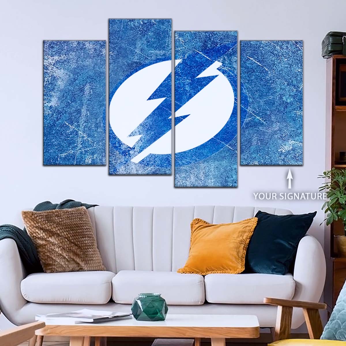 Ice Hockey Team Wall Art - IH5026 - Tampa Bay Lightning - Ice Hockey Team Poster - Ice Hockey Team Canvas