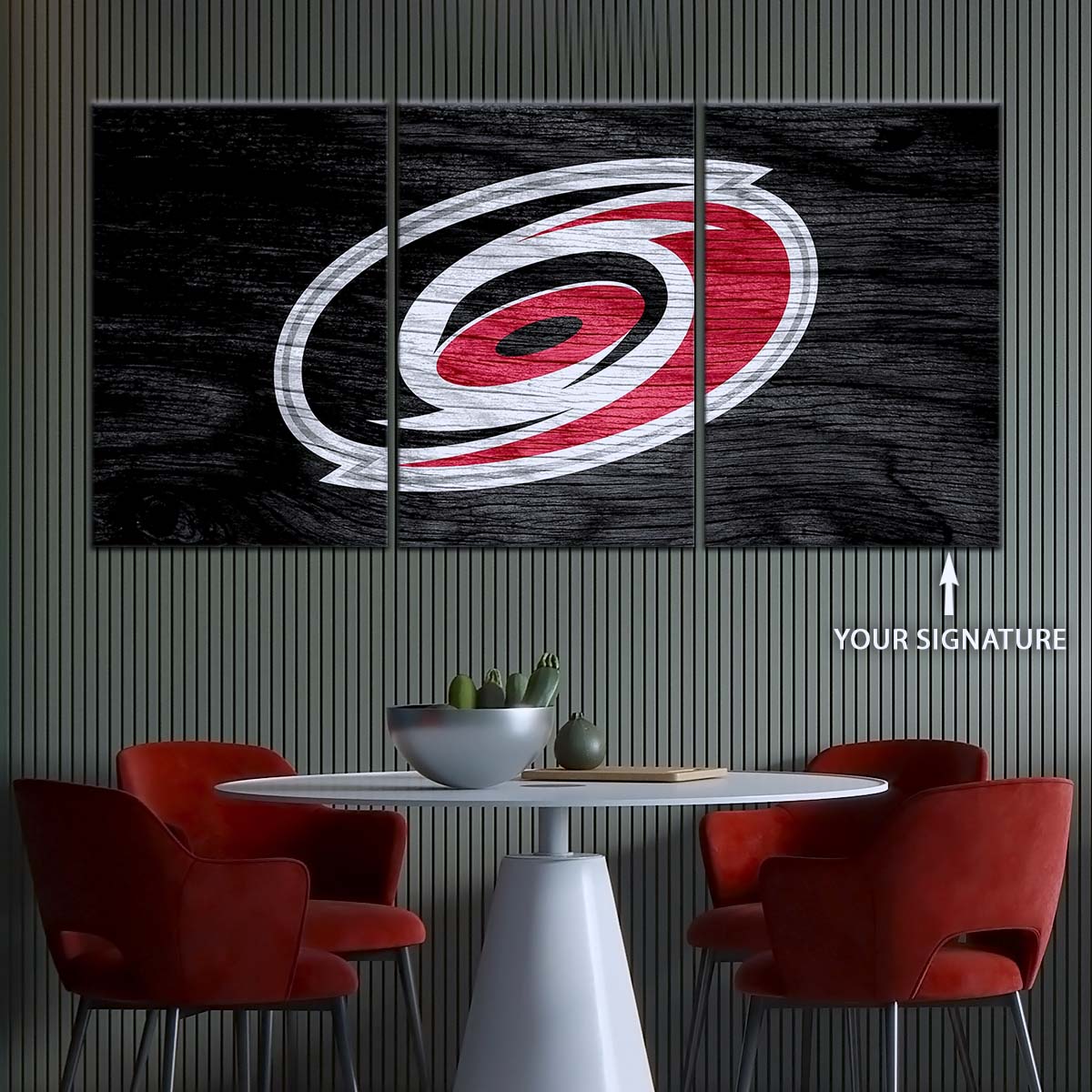 Ice Hockey Team Wall Art - IH5027 - Carolina Hurricanes - Ice Hockey Team Poster - Ice Hockey Team Canvas