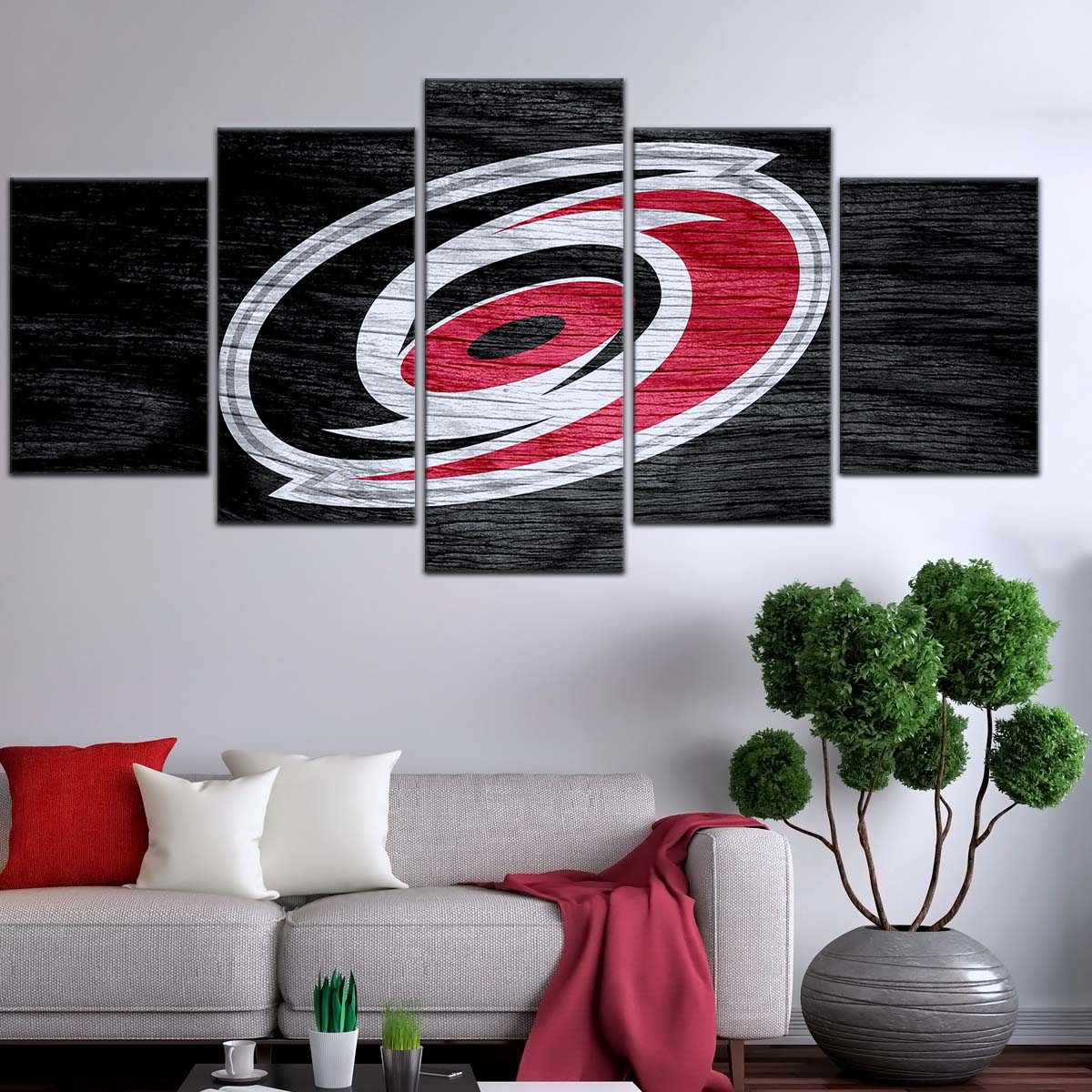 Ice Hockey Team Wall Art - IH5027 - Carolina Hurricanes - Ice Hockey Team Poster - Ice Hockey Team Canvas