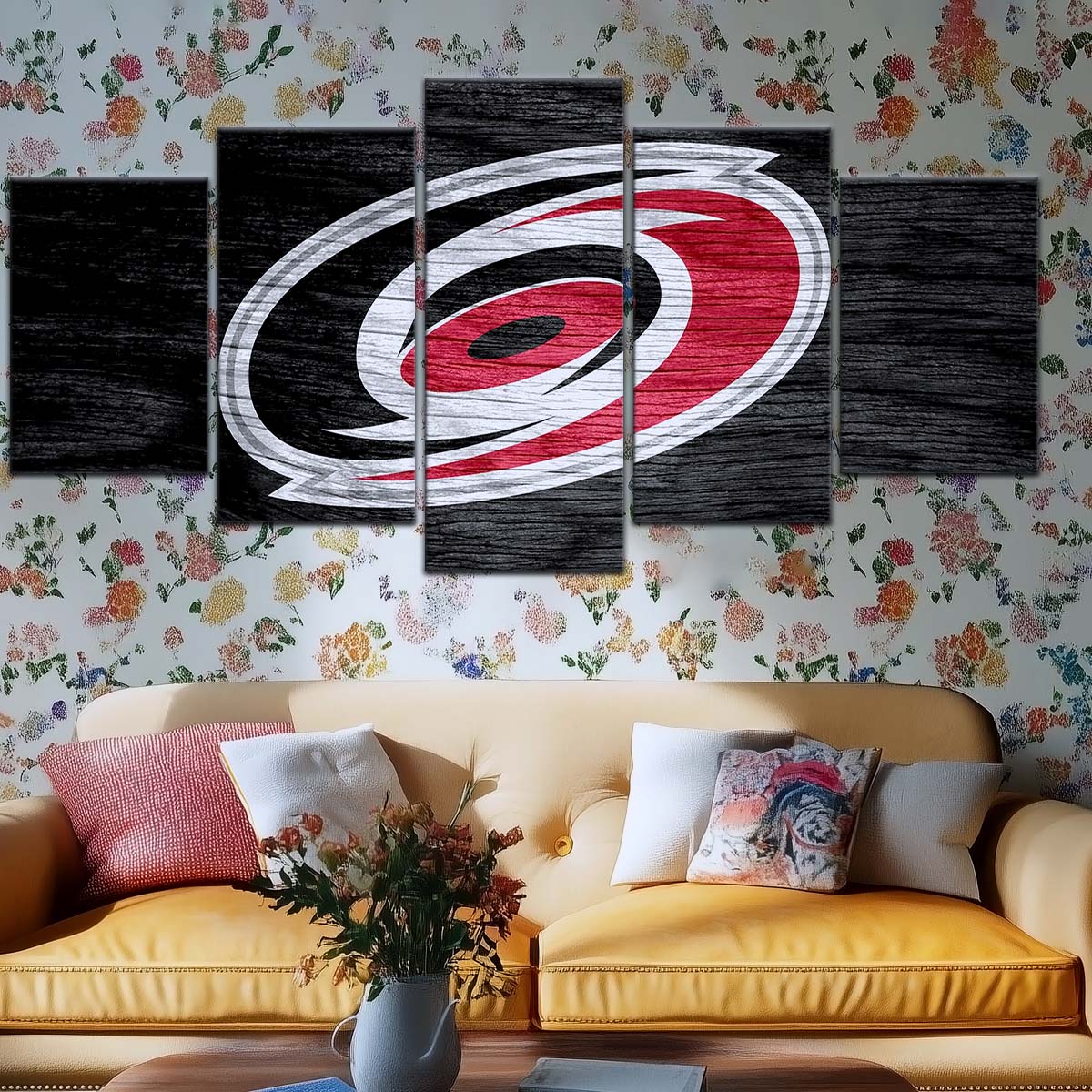 Ice Hockey Team Wall Art - IH5027 - Carolina Hurricanes - Ice Hockey Team Poster - Ice Hockey Team Canvas