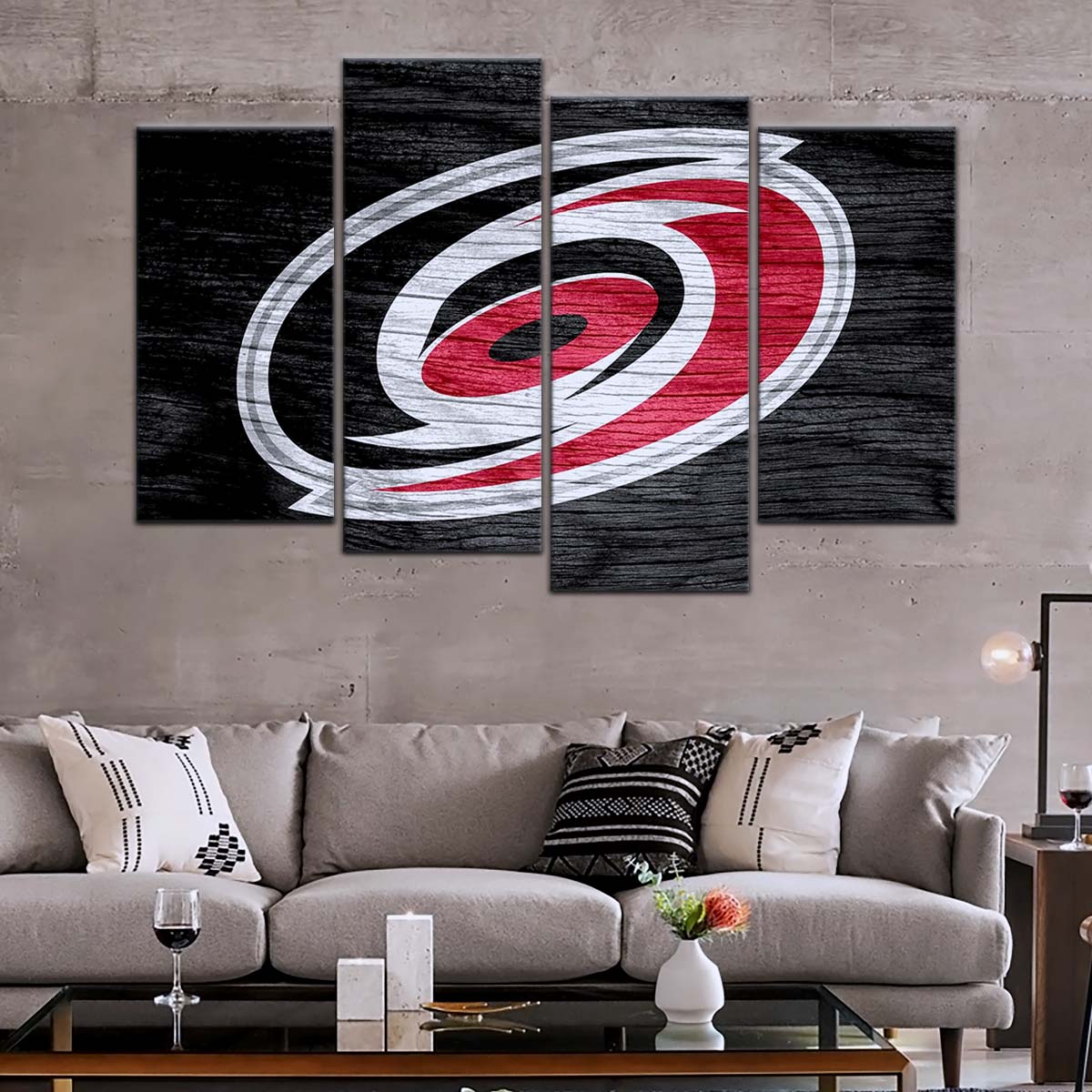 Ice Hockey Team Wall Art - IH5027 - Carolina Hurricanes - Ice Hockey Team Poster - Ice Hockey Team Canvas