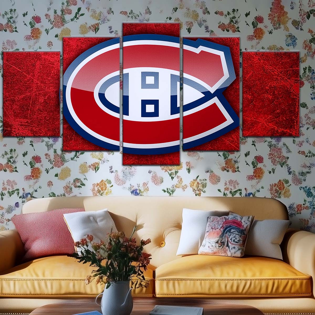 Ice Hockey Team Wall Art - IH5028 - Canadiens - Ice Hockey Team Poster - Ice Hockey Team Canvas