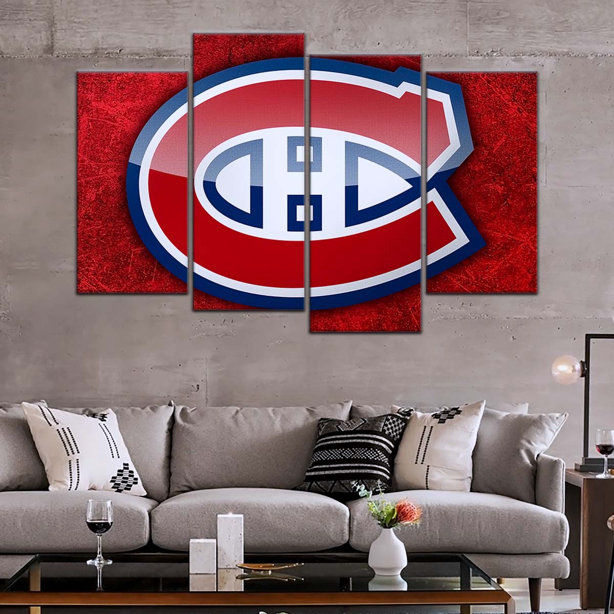 Ice Hockey Team Wall Art - IH5028 - Canadiens - Ice Hockey Team Poster - Ice Hockey Team Canvas