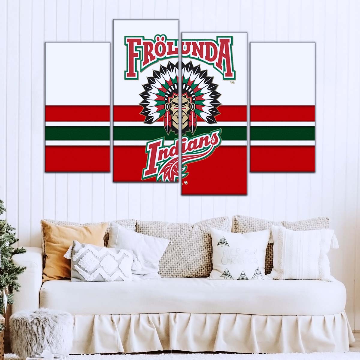 Ice Hockey Team Wall Art - IH5030 - Frolunda Indians - FHC Golden - Ice Hockey Team Poster - Ice Hockey Team Canvas