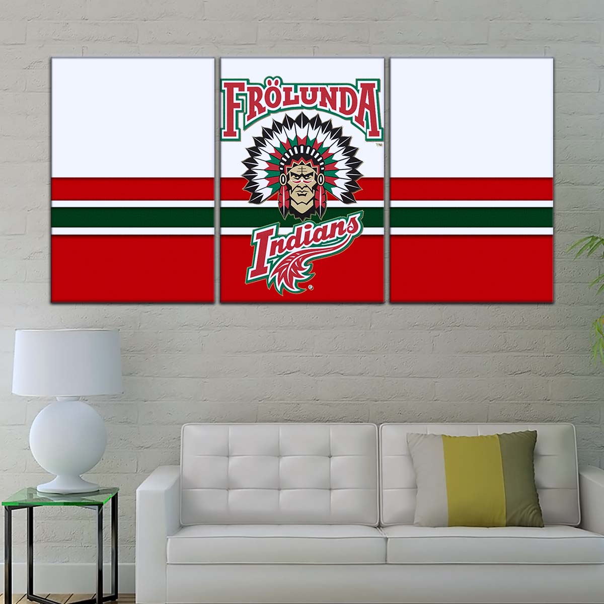 Ice Hockey Team Wall Art - IH5030 - Frolunda Indians - FHC Golden - Ice Hockey Team Poster - Ice Hockey Team Canvas