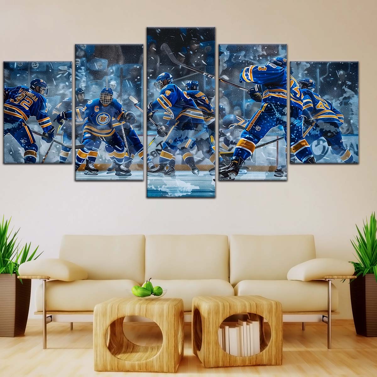 Ice Hockey Team Wall Art - IH5039 - St. Louis Blues - Ice Hockey Team Poster - Ice Hockey Team Canvas