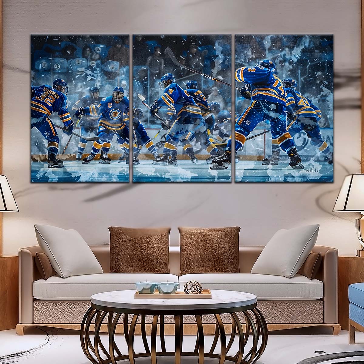 Ice Hockey Team Wall Art - IH5039 - St. Louis Blues - Ice Hockey Team Poster - Ice Hockey Team Canvas