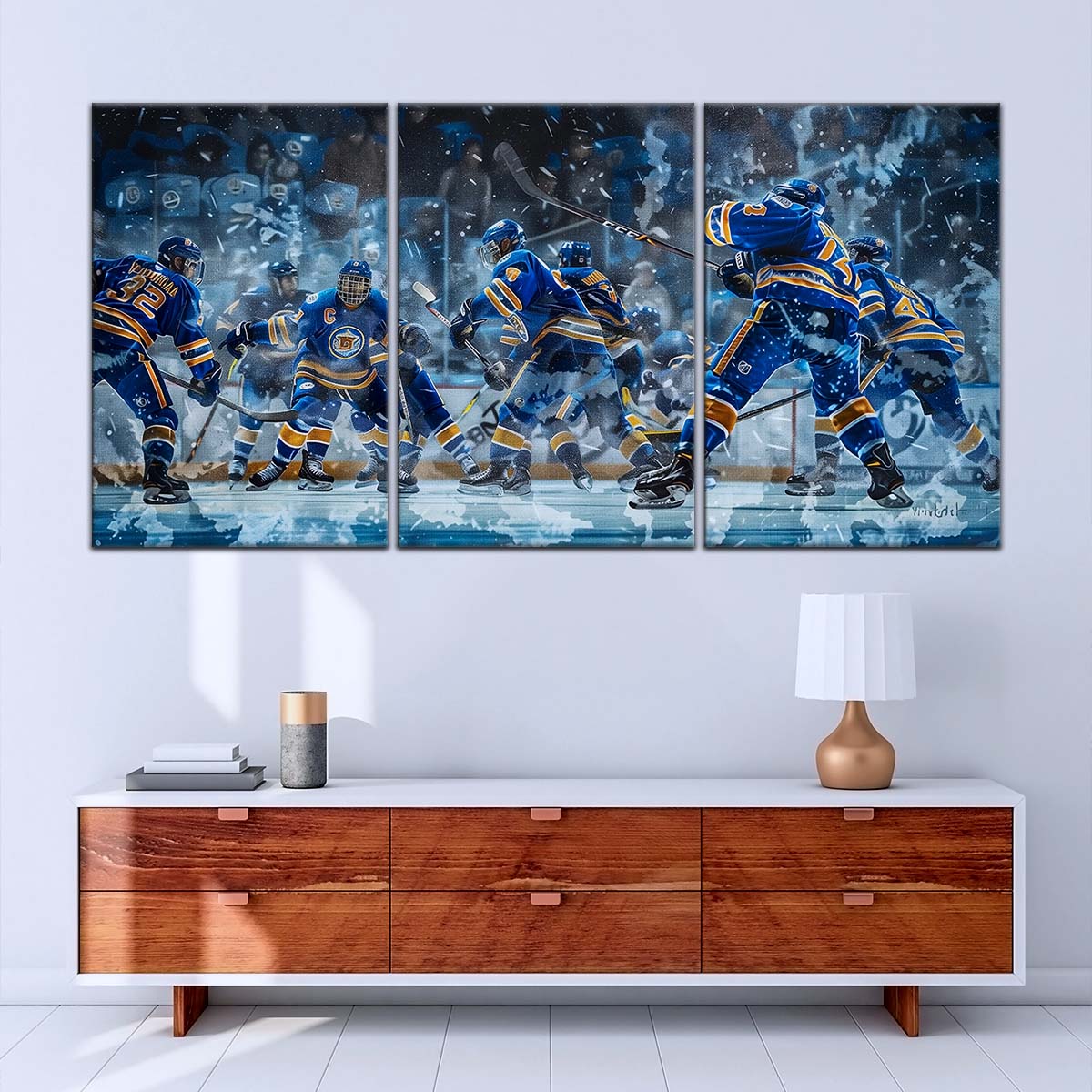 Ice Hockey Team Wall Art - IH5039 - St. Louis Blues - Ice Hockey Team Poster - Ice Hockey Team Canvas