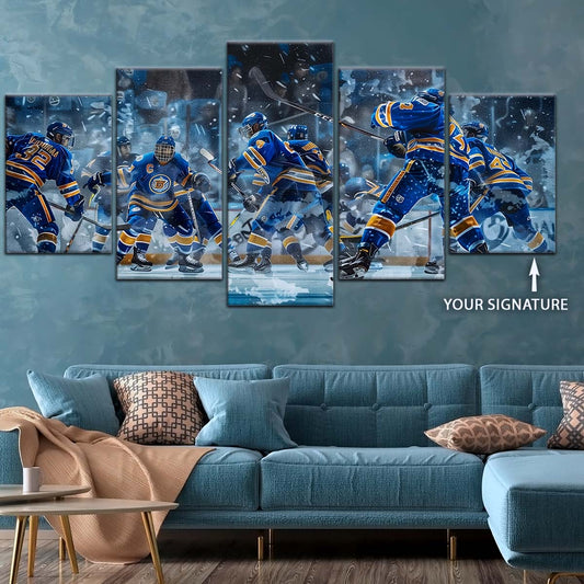 Ice Hockey Team Wall Art - IH5039 - St. Louis Blues - Ice Hockey Team Poster - Ice Hockey Team Canvas