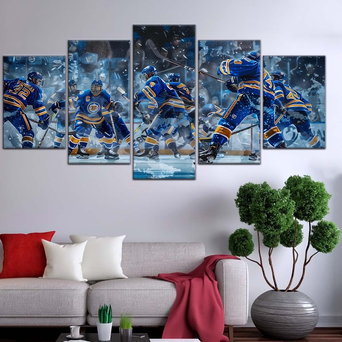 Ice Hockey Team Wall Art - IH5039 - St. Louis Blues - Ice Hockey Team Poster - Ice Hockey Team Canvas