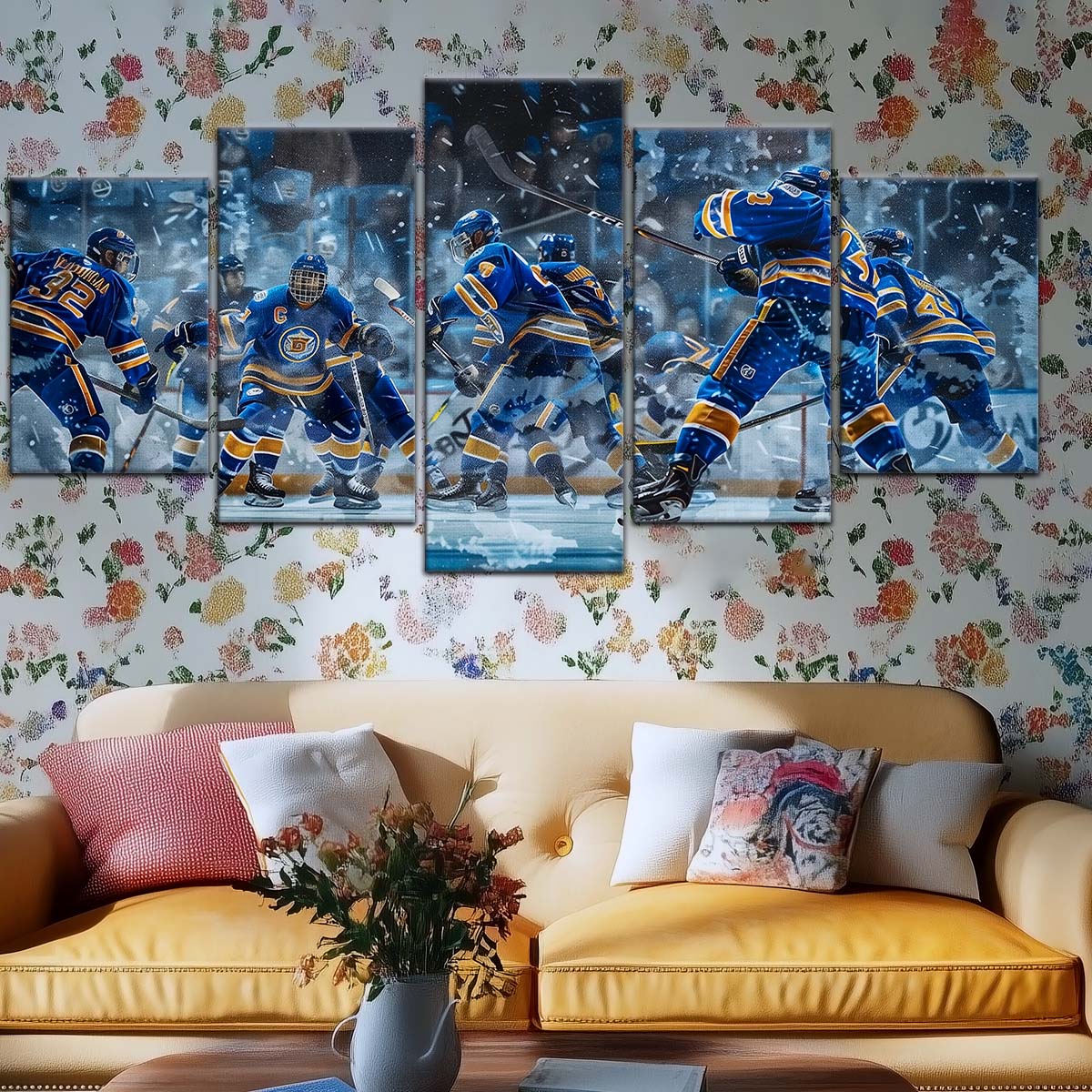 Ice Hockey Team Wall Art - IH5039 - St. Louis Blues - Ice Hockey Team Poster - Ice Hockey Team Canvas