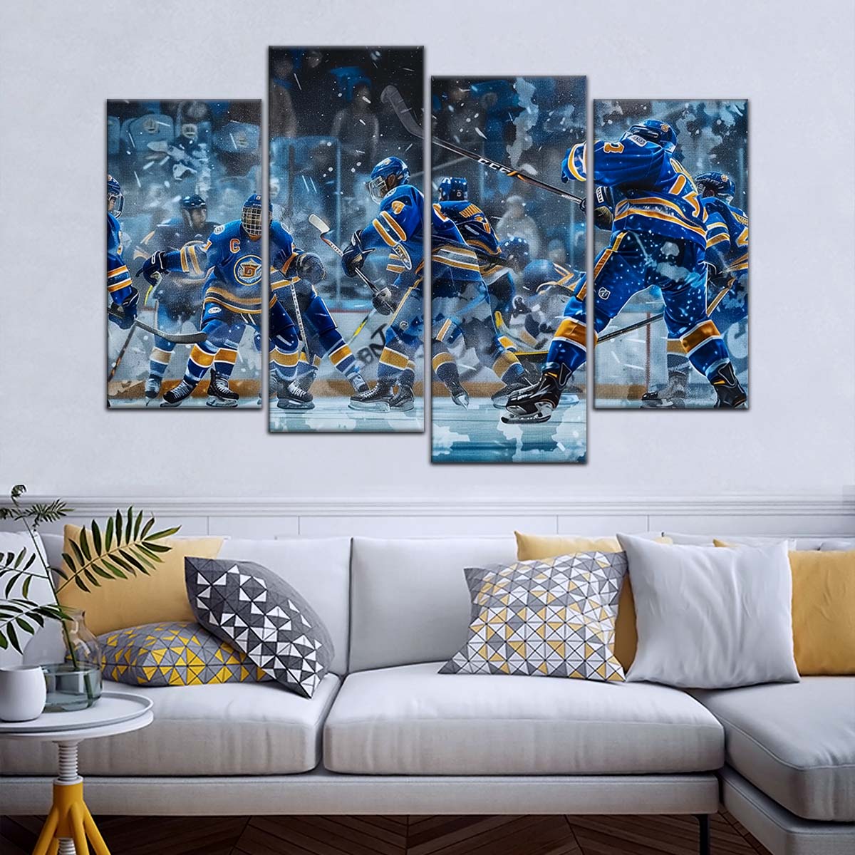 Ice Hockey Team Wall Art - IH5039 - St. Louis Blues - Ice Hockey Team Poster - Ice Hockey Team Canvas