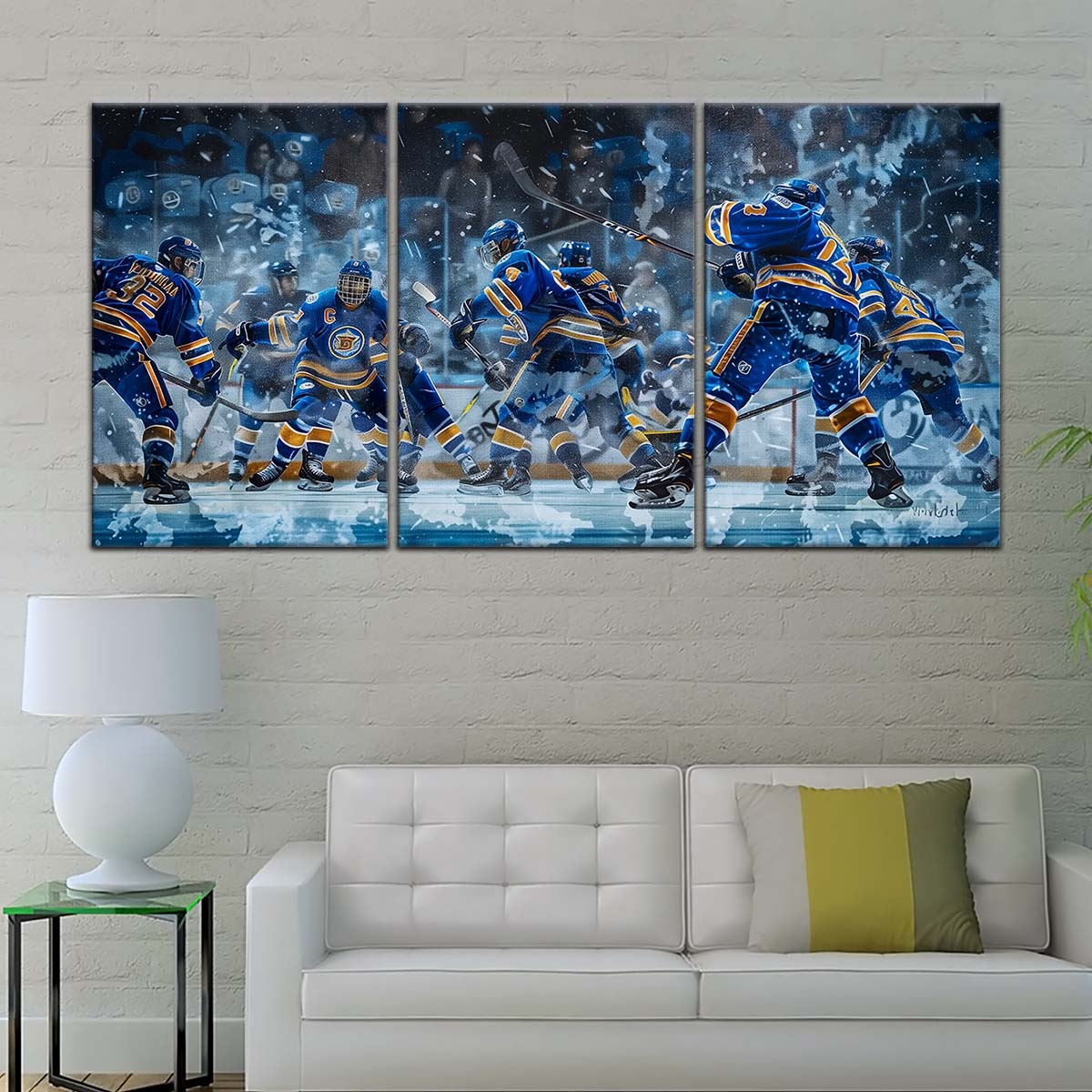Ice Hockey Team Wall Art - IH5039 - St. Louis Blues - Ice Hockey Team Poster - Ice Hockey Team Canvas