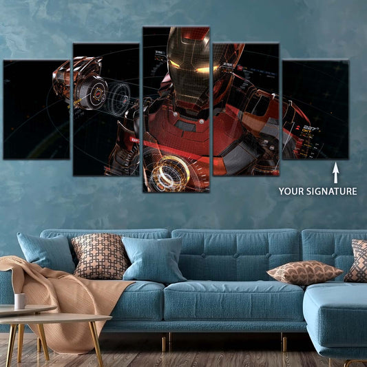 Marvel Wall Art - MCU5024 - Iron Man - Marvel Cinematic Universe Poster - Marvel Cinematic Universe Canvas