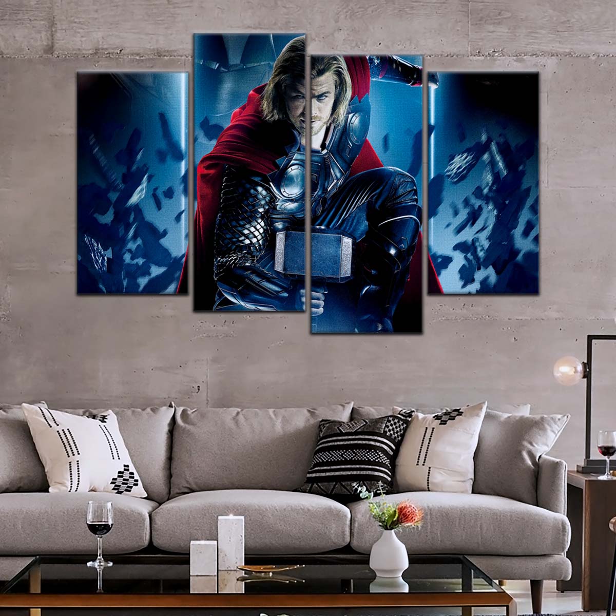 Marvel Wall Art - MCU5046 - Thor - Marvel Cinematic Universe Poster - Marvel Cinematic Universe Canvas