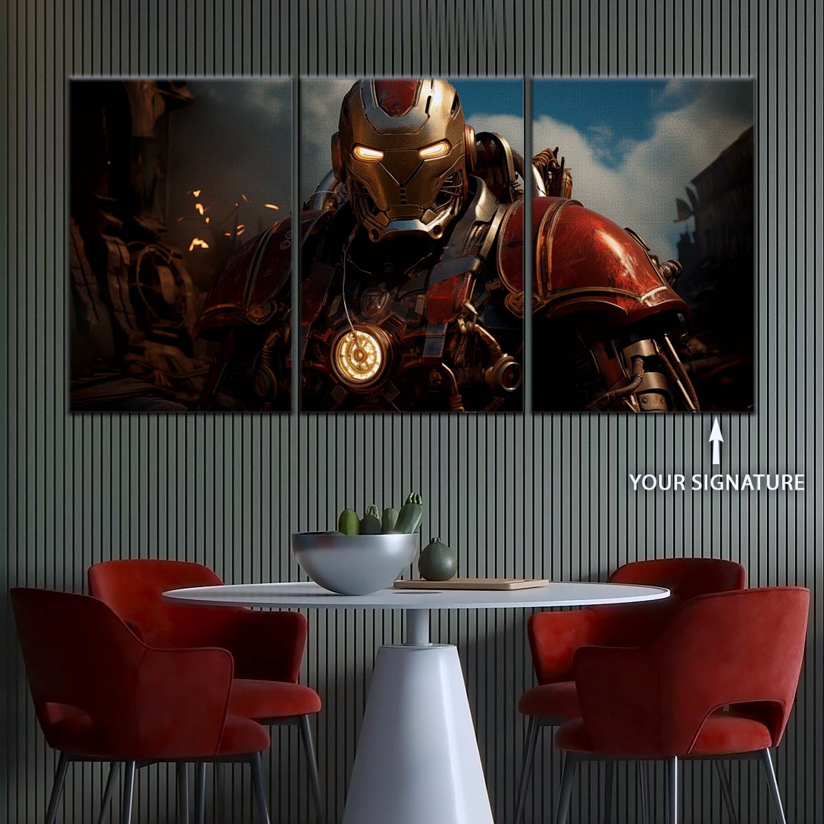 Marvel Wall Art - MCU5054 - Dieselpunk Iron Man - Marvel Cinematic Universe Poster - Marvel Cinematic Universe Canvas
