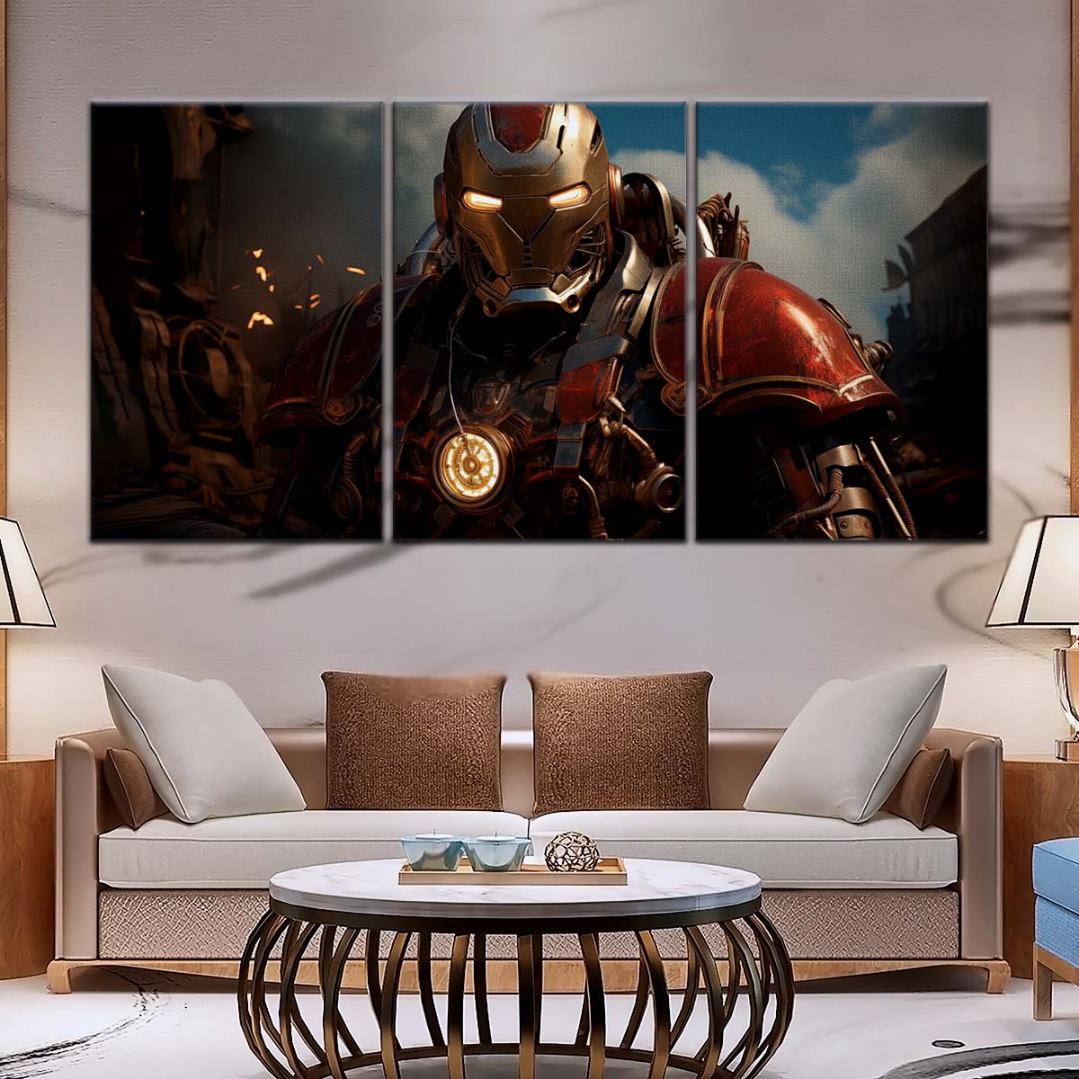 Marvel Wall Art - MCU5054 - Dieselpunk Iron Man - Marvel Cinematic Universe Poster - Marvel Cinematic Universe Canvas