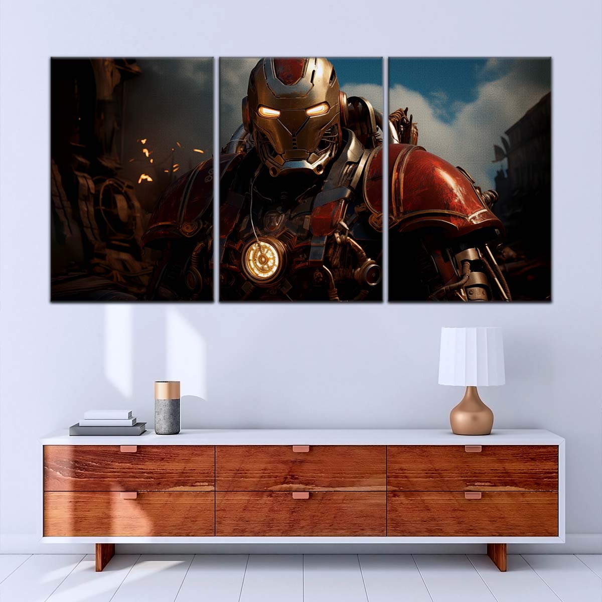 Marvel Wall Art - MCU5054 - Dieselpunk Iron Man - Marvel Cinematic Universe Poster - Marvel Cinematic Universe Canvas