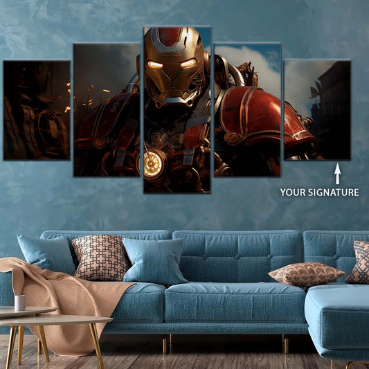Marvel Wall Art - MCU5054 - Dieselpunk Iron Man - Marvel Cinematic Universe Poster - Marvel Cinematic Universe Canvas