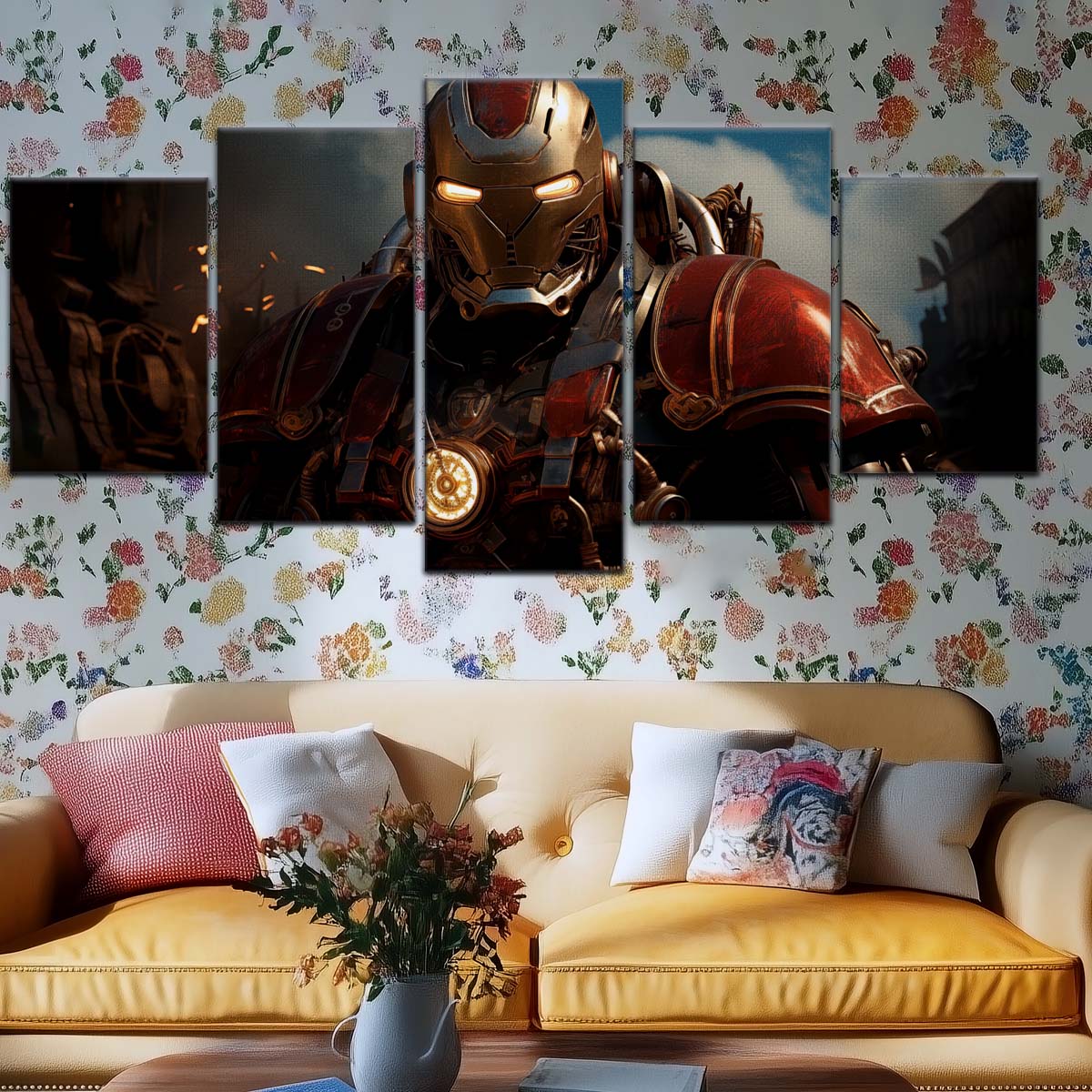 Marvel Wall Art - MCU5054 - Dieselpunk Iron Man - Marvel Cinematic Universe Poster - Marvel Cinematic Universe Canvas
