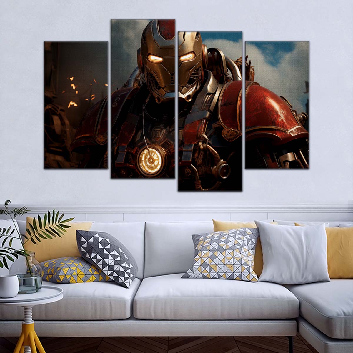 Marvel Wall Art - MCU5054 - Dieselpunk Iron Man - Marvel Cinematic Universe Poster - Marvel Cinematic Universe Canvas