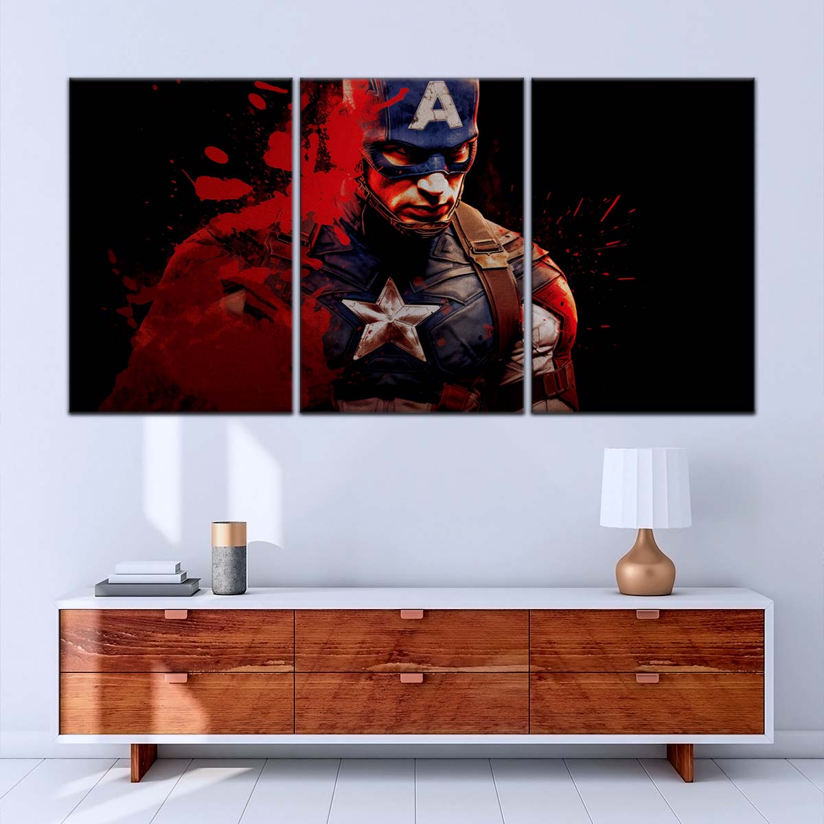 Marvel Wall Art - MCU5058 - Captain America - Marvel Cinematic Universe Poster - Marvel Cinematic Universe Canvas