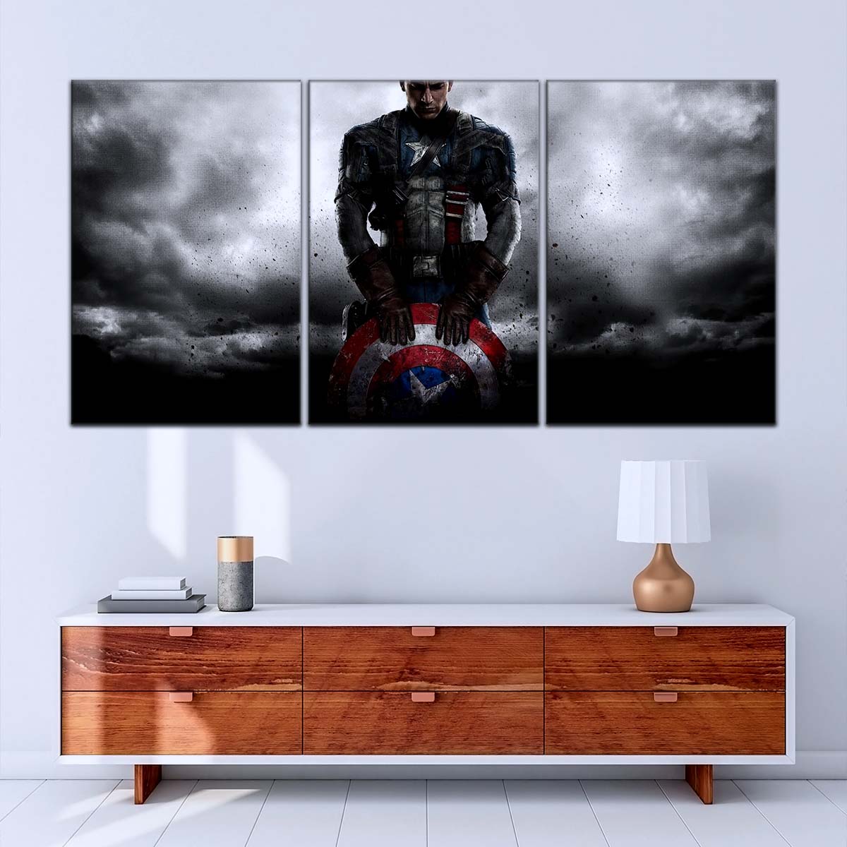 Marvel Wall Art - MCU5060 - Captain America - The First Avenger - Marvel Cinematic Universe Poster - Marvel Cinematic Universe Canvas