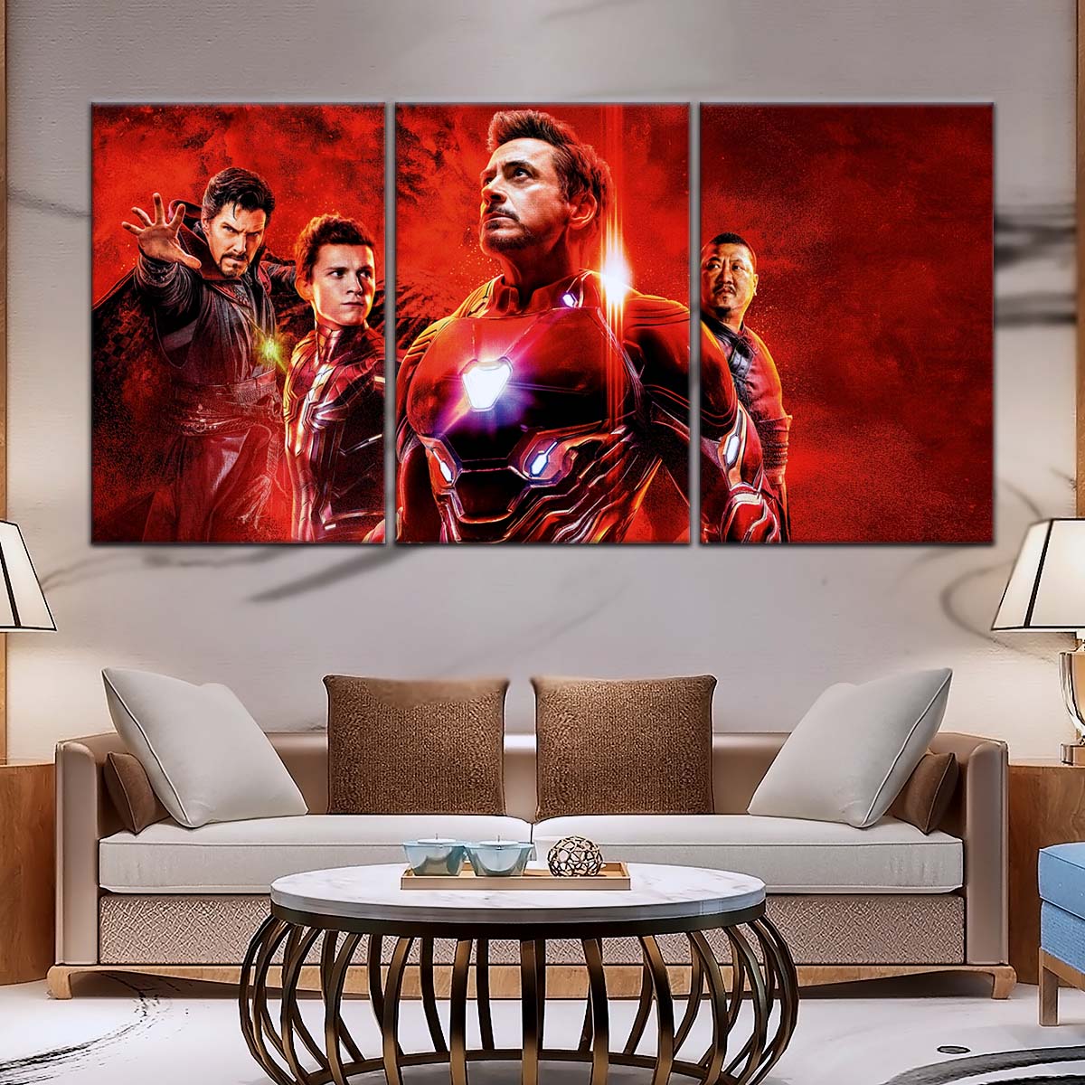 Marvel Wall Art - MCU5063 - Doctor Strange - Spider Man - Iron Man - Benedict Wong - Avengers Infinity War - Marvel Cinematic Universe Poster - Marvel Cinematic Universe Canvas