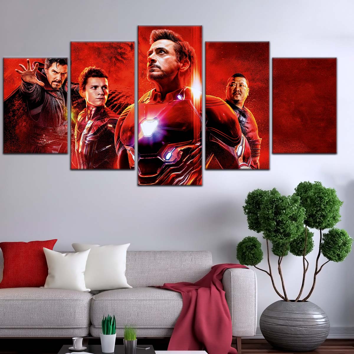 Marvel Wall Art - MCU5063 - Doctor Strange - Spider Man - Iron Man - Benedict Wong - Avengers Infinity War - Marvel Cinematic Universe Poster - Marvel Cinematic Universe Canvas
