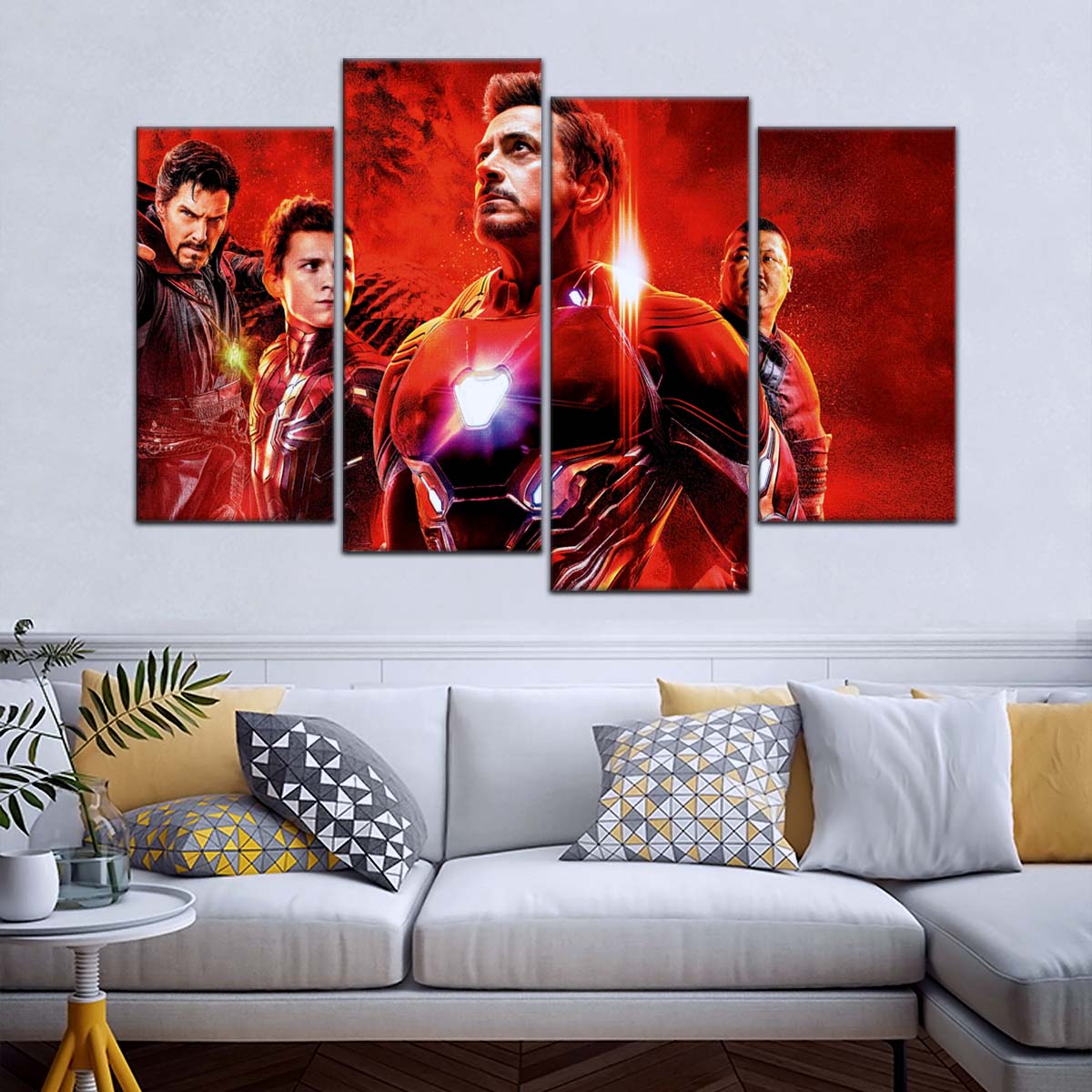 Marvel Wall Art - MCU5063 - Doctor Strange - Spider Man - Iron Man - Benedict Wong - Avengers Infinity War - Marvel Cinematic Universe Poster - Marvel Cinematic Universe Canvas