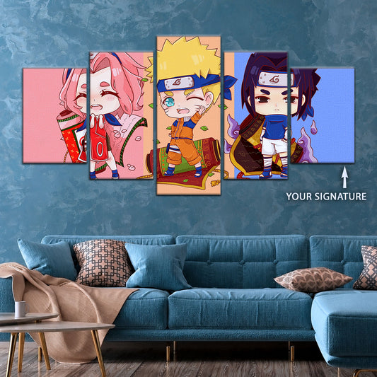 Naruto Canvas Wall Art - NA5016 - Sakura Haruno - Naruto Uzumaki - Sasuke Uchiha