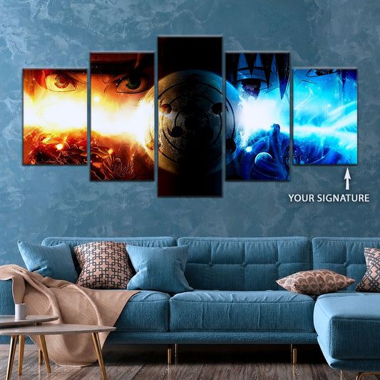 Naruto Canvas Wall Art - NA5050 - Naruto Uzumaki - Sasuke Uchiha