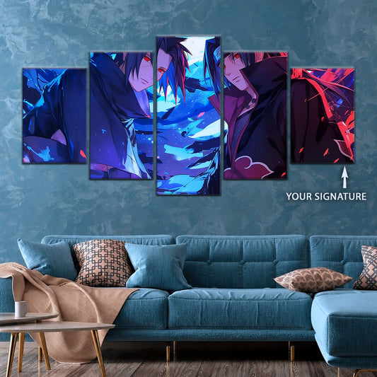Naruto Canvas Wall Art - NA5061 - Itachi Uchiha - Sasuke Uchiha