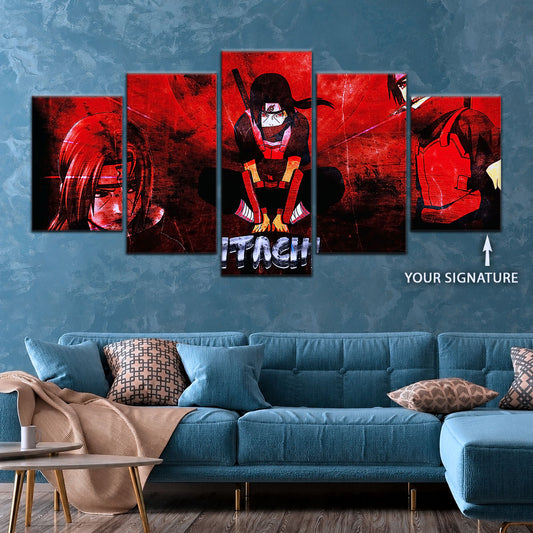 Naruto Canvas Wall Art - NA5062 - Itachi Uchiha Red Eyes Sharingan